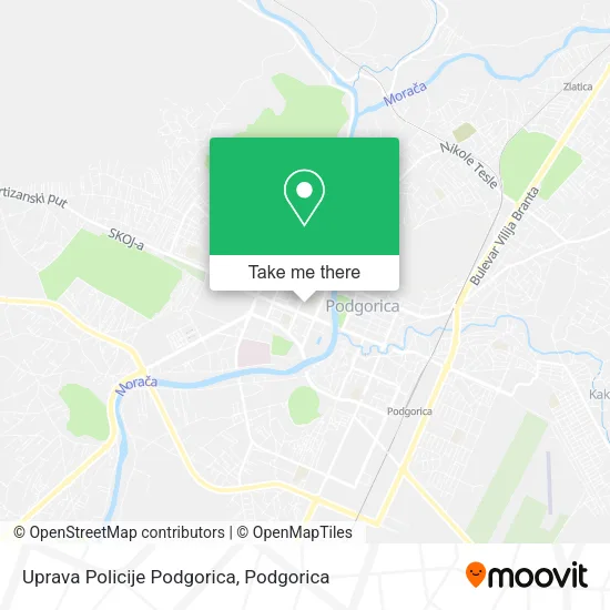 Uprava Policije Podgorica map