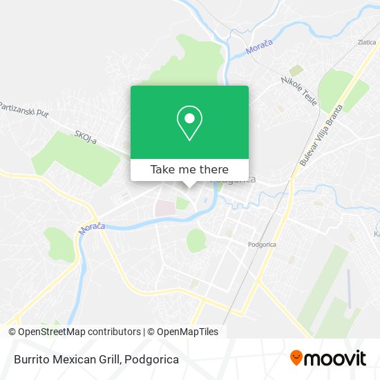 Karta Burrito Mexican Grill