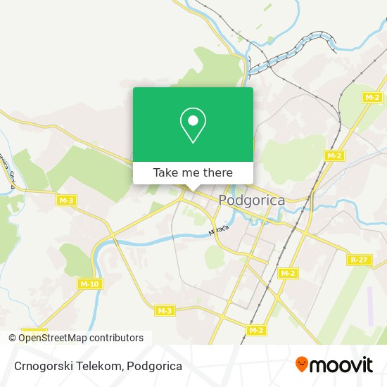 Crnogorski Telekom map