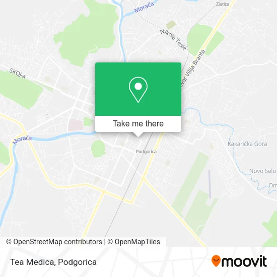 Tea Medica map