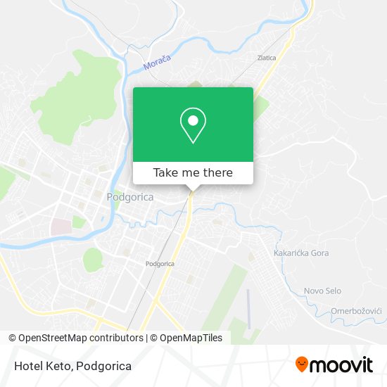 Hotel Keto map