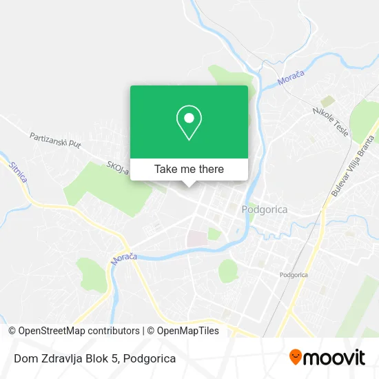 Dom Zdravlja Blok 5 map