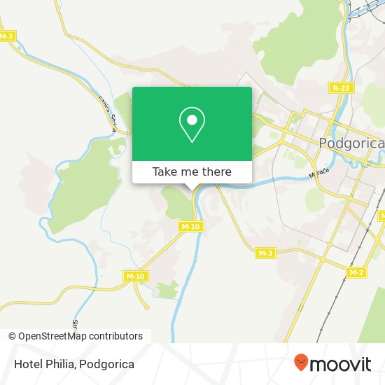 Hotel Philia map