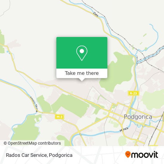 Rados Car Service map