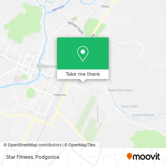 Star Fitness map