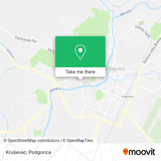 Kruševac map