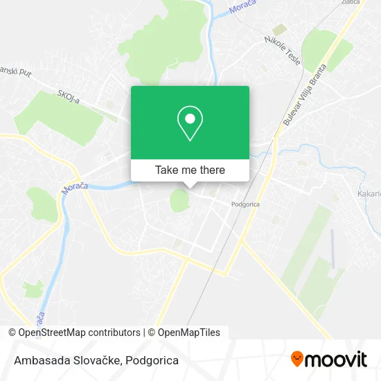 Ambasada Slovačke map