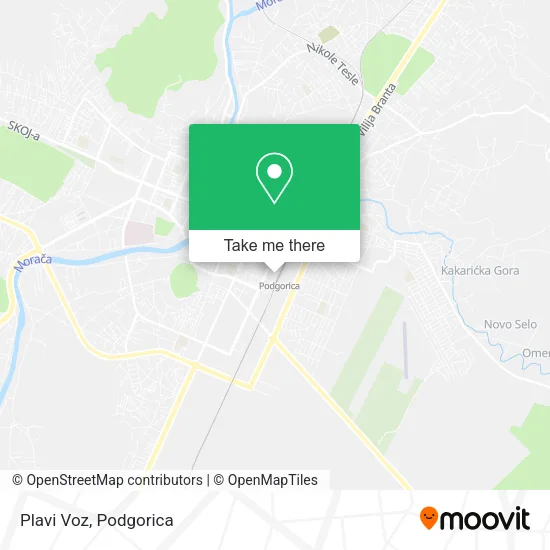 Plavi Voz map