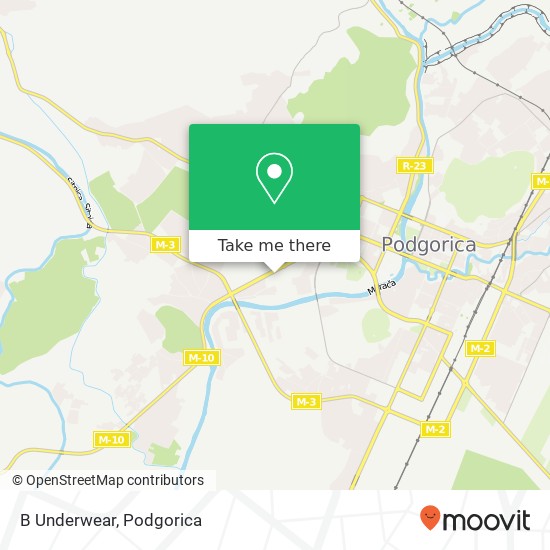 B Underwear, Podgorica, Podgorica, 81000 map
