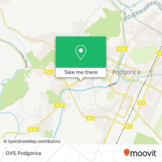OVS, Podgorica, Podgorica, 81000 map