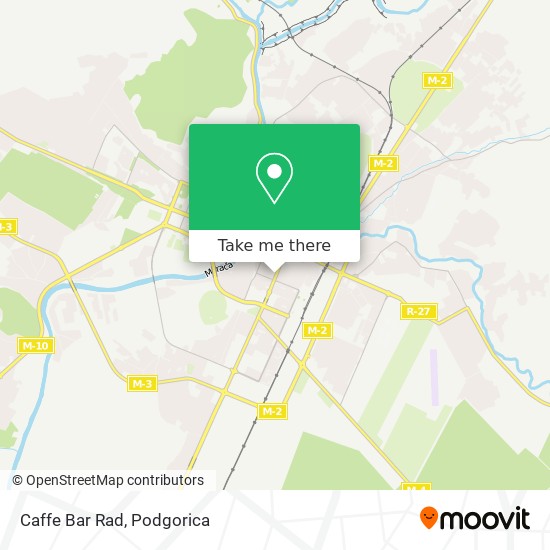 Caffe Bar Rad map