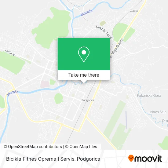 Bicikla Fitnes Oprema I Servis map