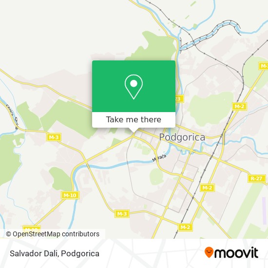 Salvador Dali map