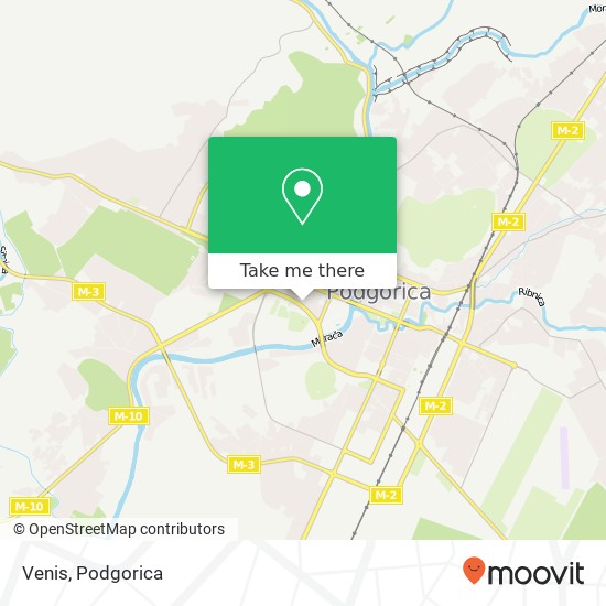 Venis, Podgorica, Podgorica, 81000 map
