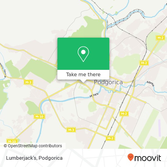 Karta Lumberjack's, Bulevar Revolucije Podgorica, Podgorica, 81000