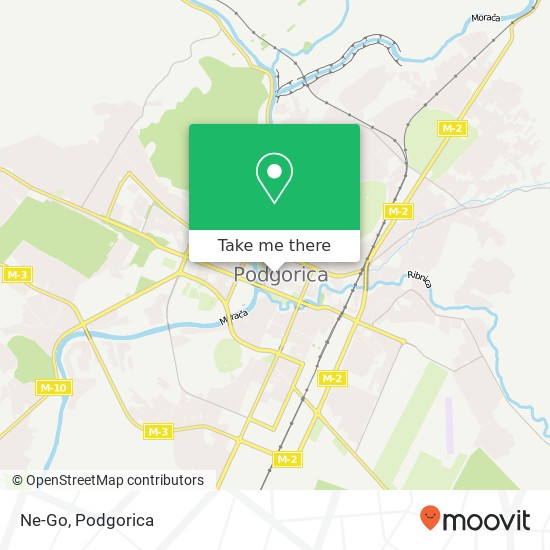 Ne-Go, Ulica Vučedolska Podgorica, Podgorica, 81000 map