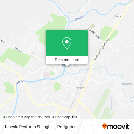 Kineski Restoran Shanghai i map