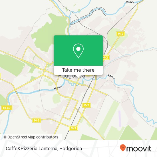 Caffe&Pizzeria Lanterna, 41 Ulica Marka Miljanova Podgorica, Podgorica, 81000 map