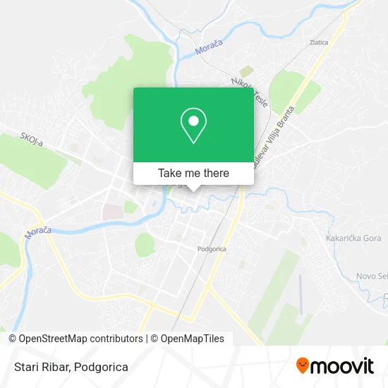 Stari Ribar map