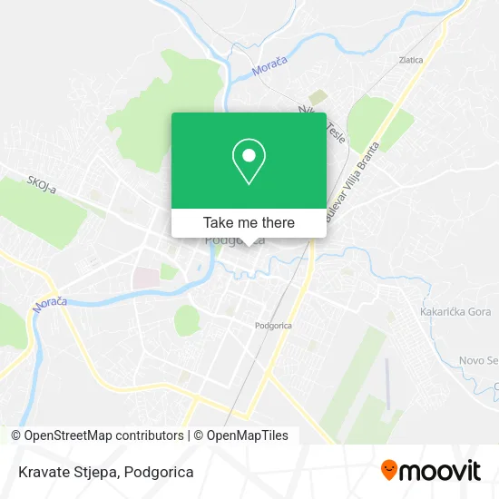 Kravate Stjepa map