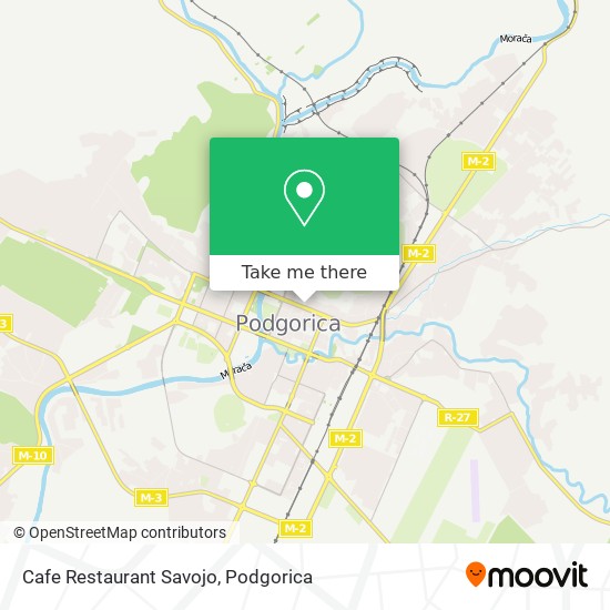 Cafe Restaurant Savojo map