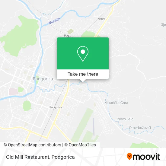 Restoran Stari Mlin map