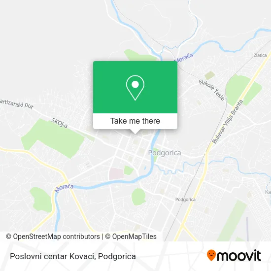 Poslovni centar Kovaci map