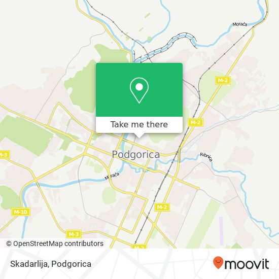 Skadarlija, Podgorica, Podgorica, 81000 map