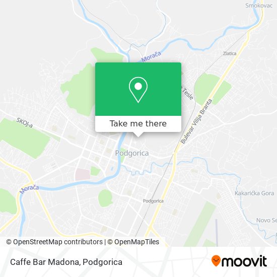 Caffe Bar Madona map