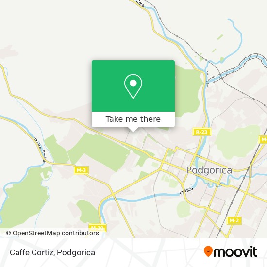 Caffe Cortiz map