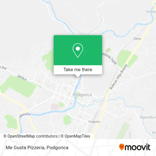 Pizzeria Me Gusta map