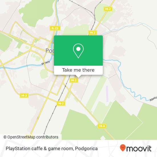 PlayStation caffe & game room map