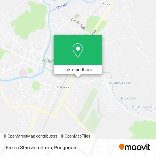 Karta Bazen Stari aerodrom