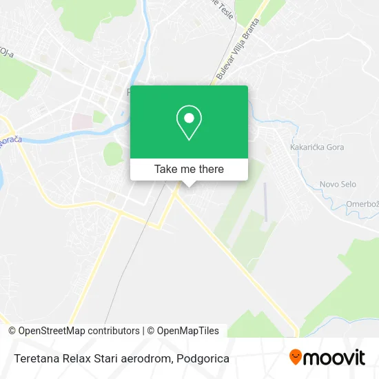 Karta Teretana Relax Stari aerodrom