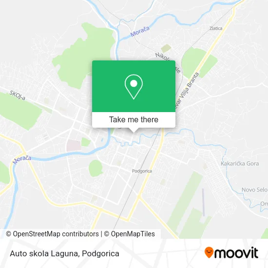 Auto skola Laguna map