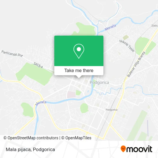 Mala pijaca map