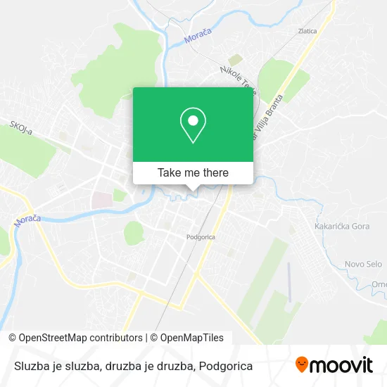 Sluzba je sluzba, druzba je druzba map