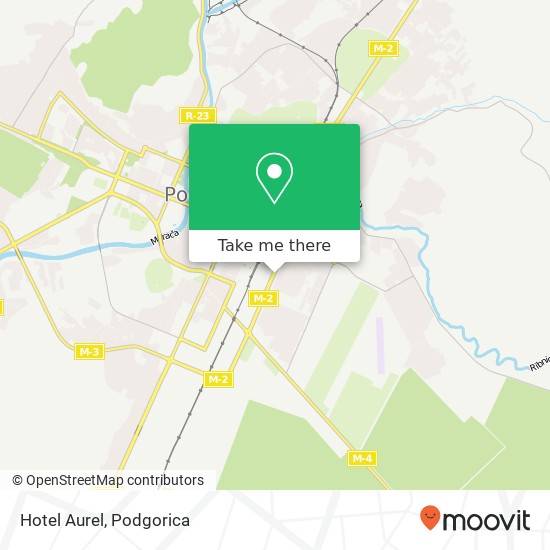Hotel Aurel map