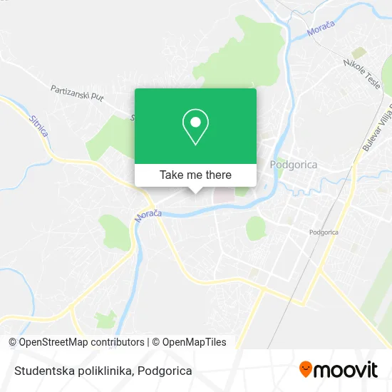 Studentska poliklinika map