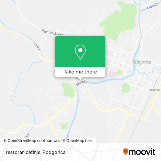 restoran cetinje map