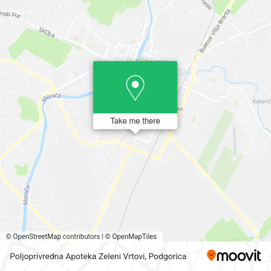 Poljoprivredna Apoteka Zeleni Vrtovi map
