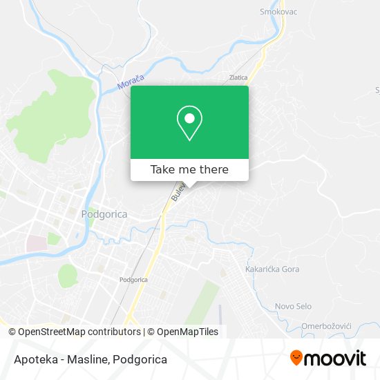 Apoteka - Masline map