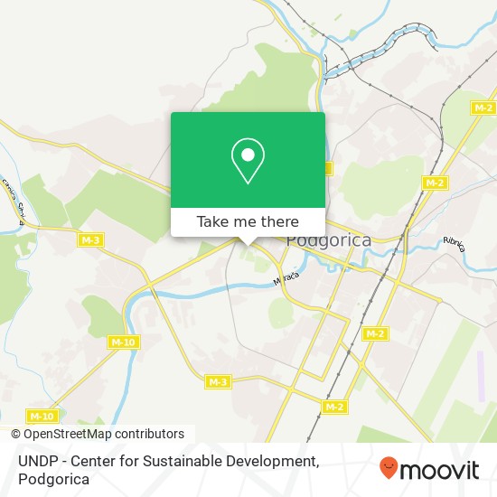 UNDP - Center for Sustainable Development map