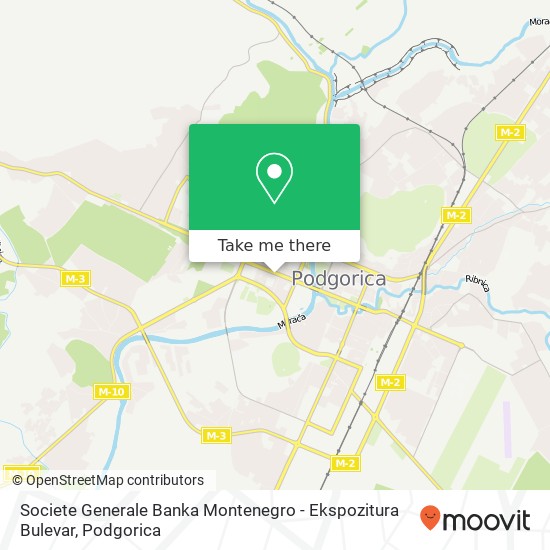 Societe Generale Banka Montenegro - Ekspozitura Bulevar map