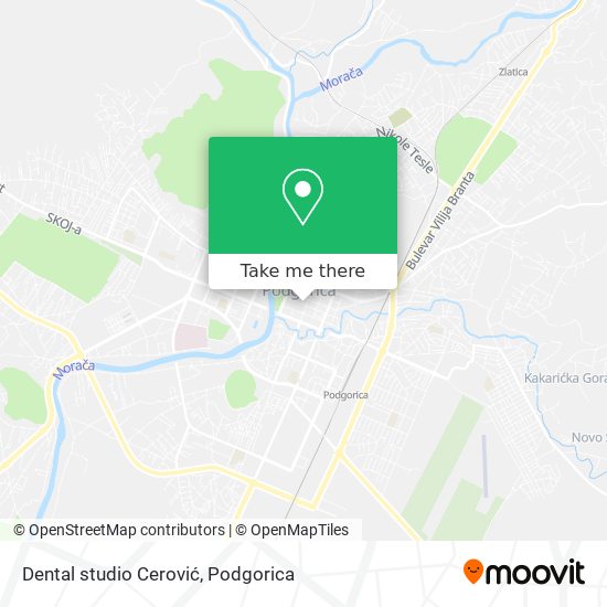 Dental studio Cerović map