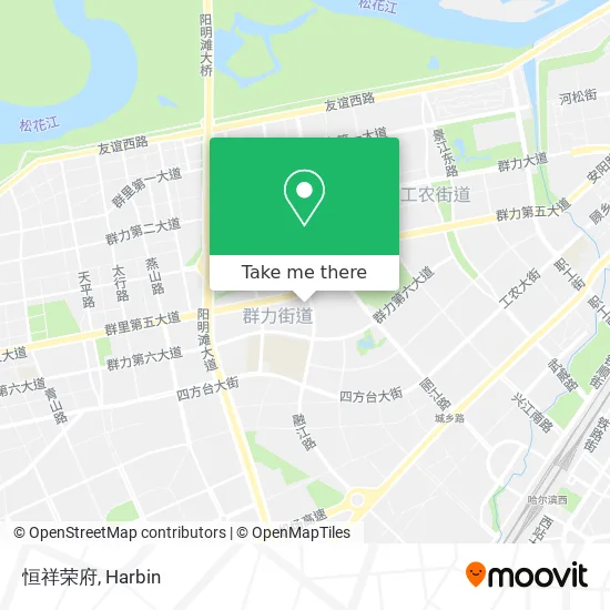 恒祥荣府 map