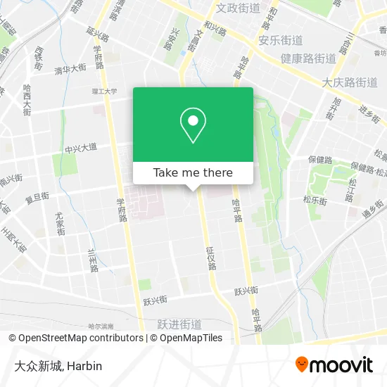 大众新城 map