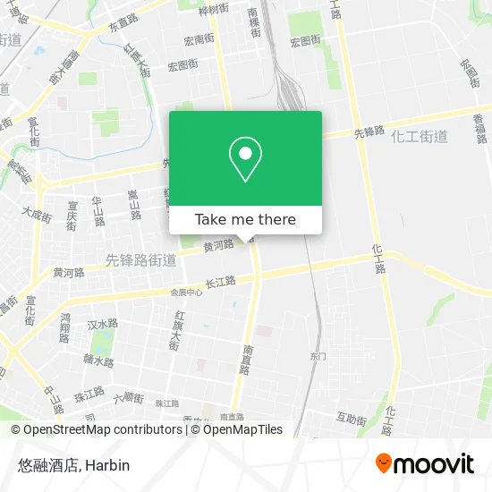 悠融酒店 map