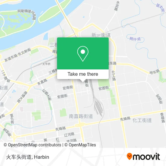 火车头街道 map