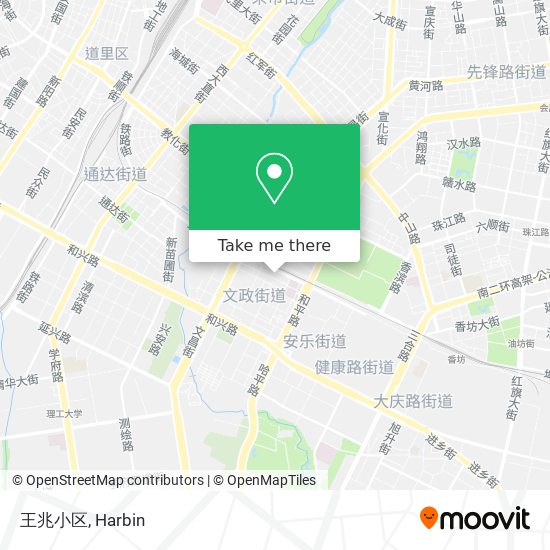 王兆小区 map